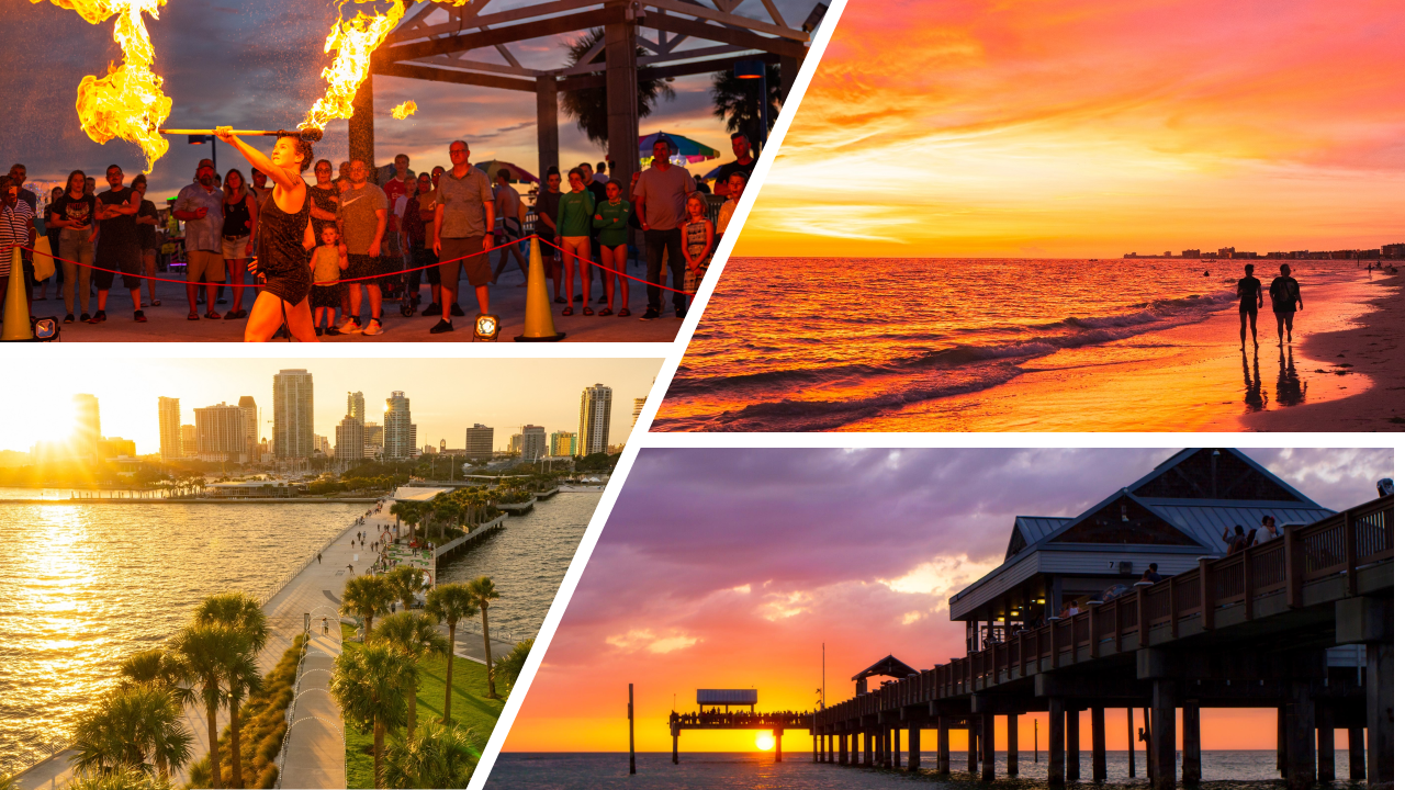 Wenn der Tag Applaus bekommt: Sunset Celebrations in St. Pete-Clearwater